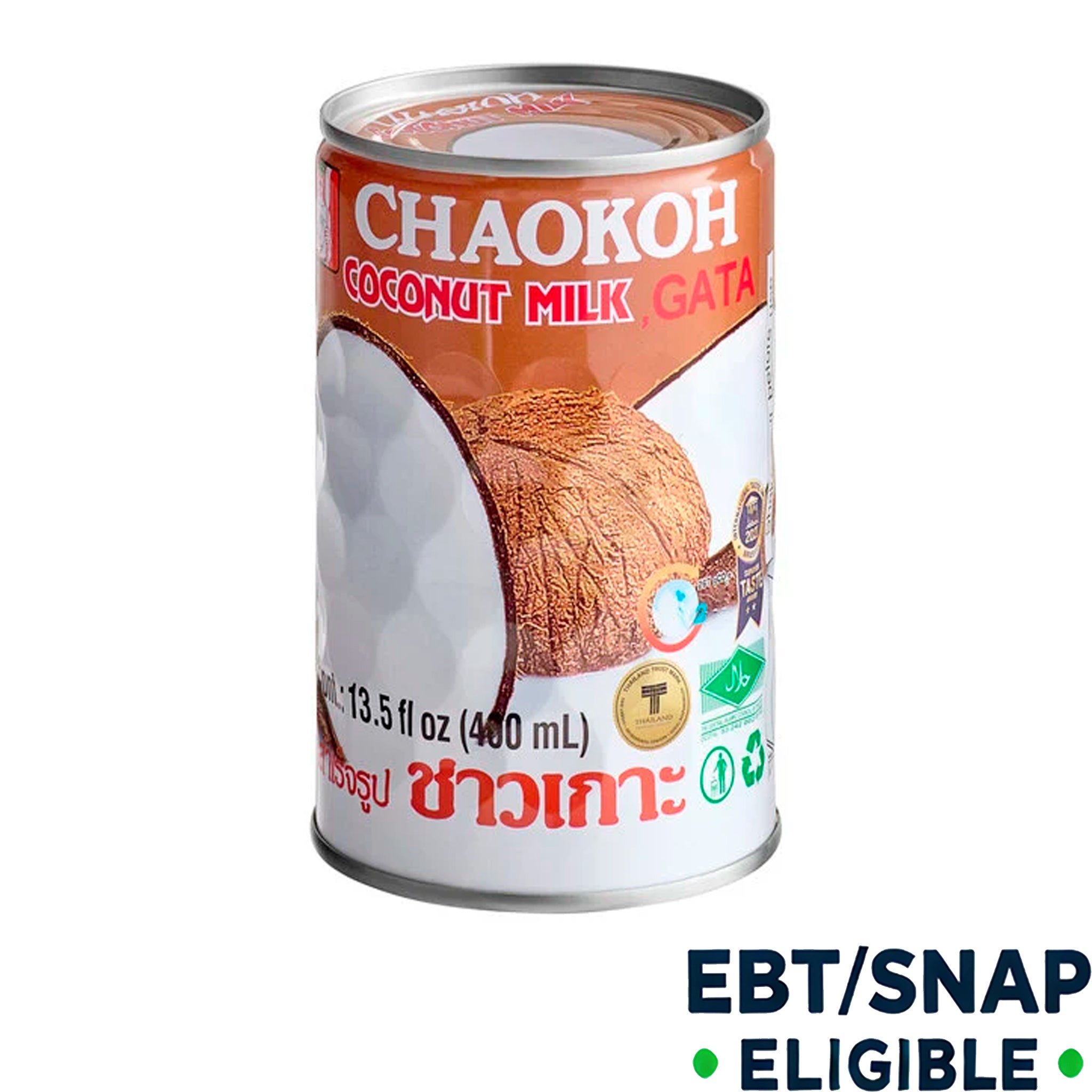 Chaokoh Unsweetened Coconut Milk 13.5 oz. - 24/Case
– All From 1 Supplier DBA Liberty West Indian and American Groceries