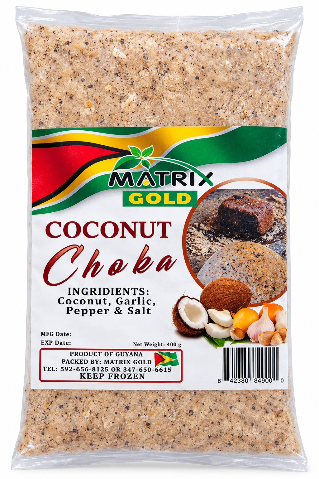 Frozen Coconut Choka- 1lb