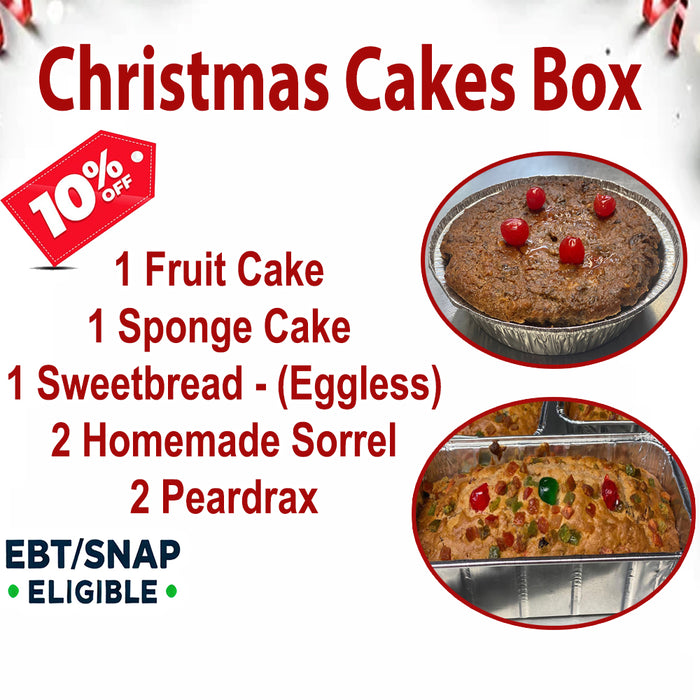 Tasty Christmas Cake Box