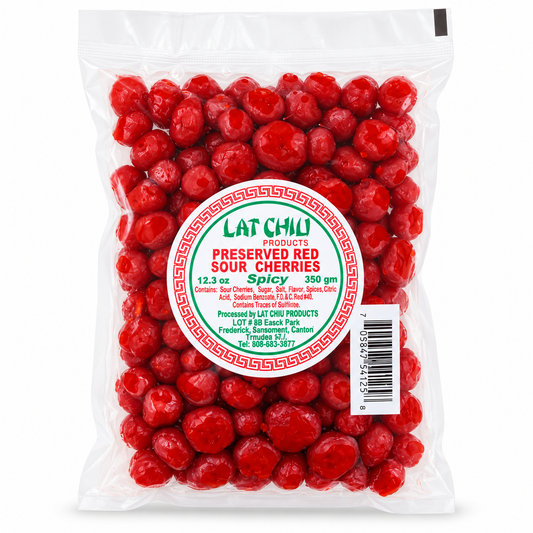 Lat Chiu Preserved Red Sour Cherries (Spicy)