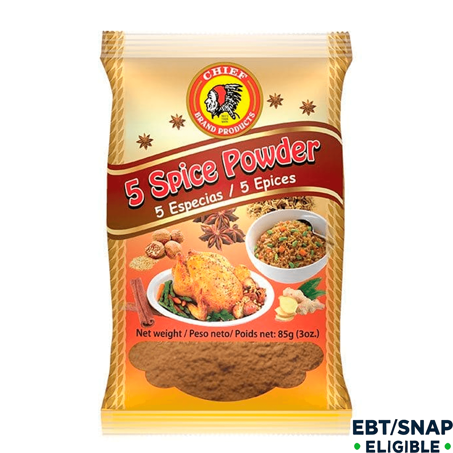 Chief Five Spice Powder 85g – All From 1 Supplier DBA Liberty West ...