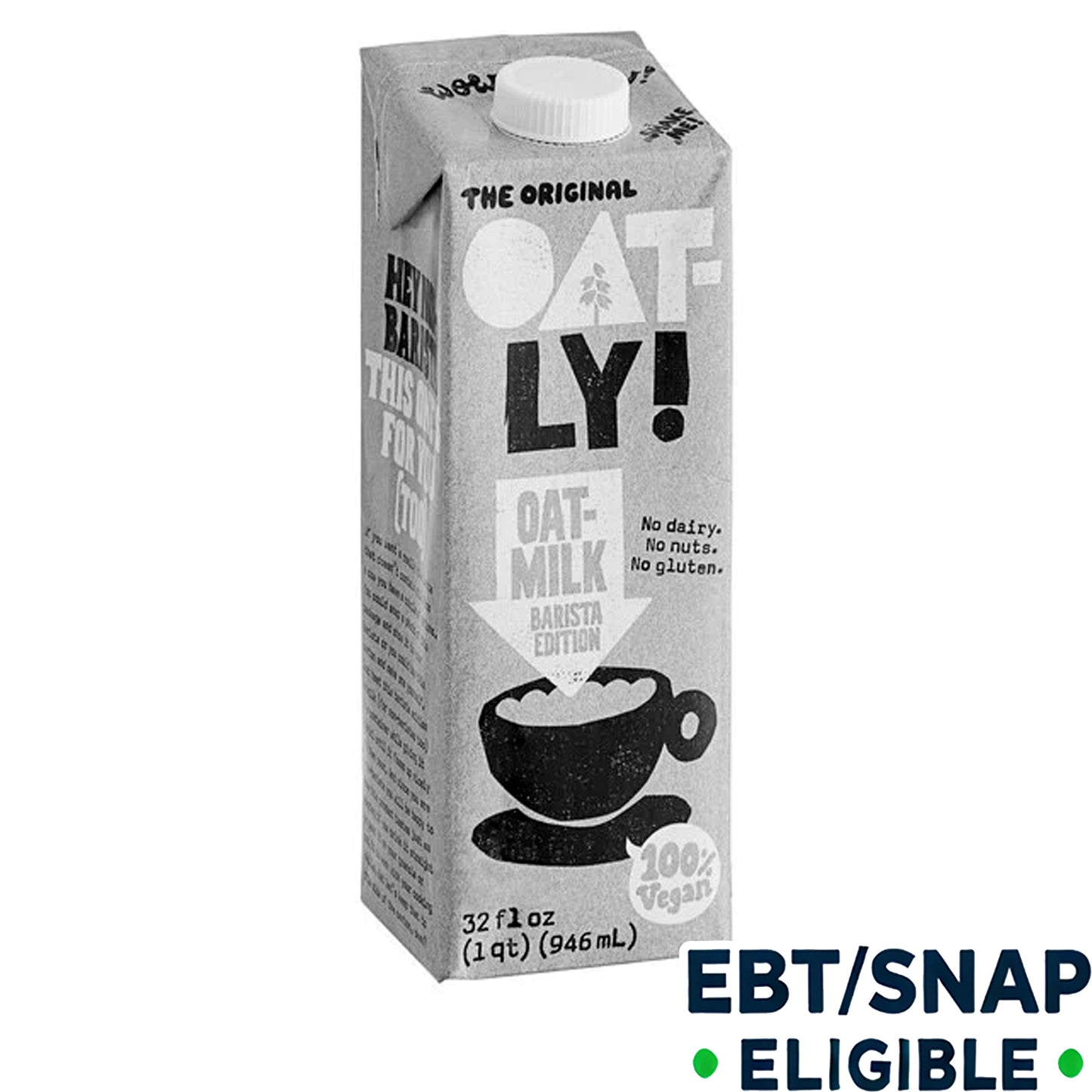 Oatly Barista Edition Oat Milk 32 fl. oz 12/Case