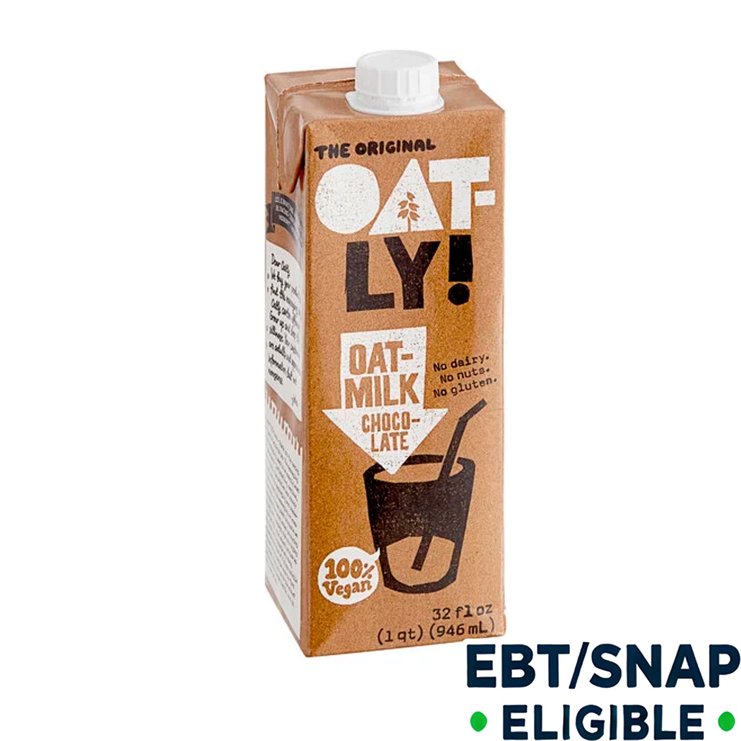 Oatly Chocolate Oat Milk 32 fl. oz. - 12/Case