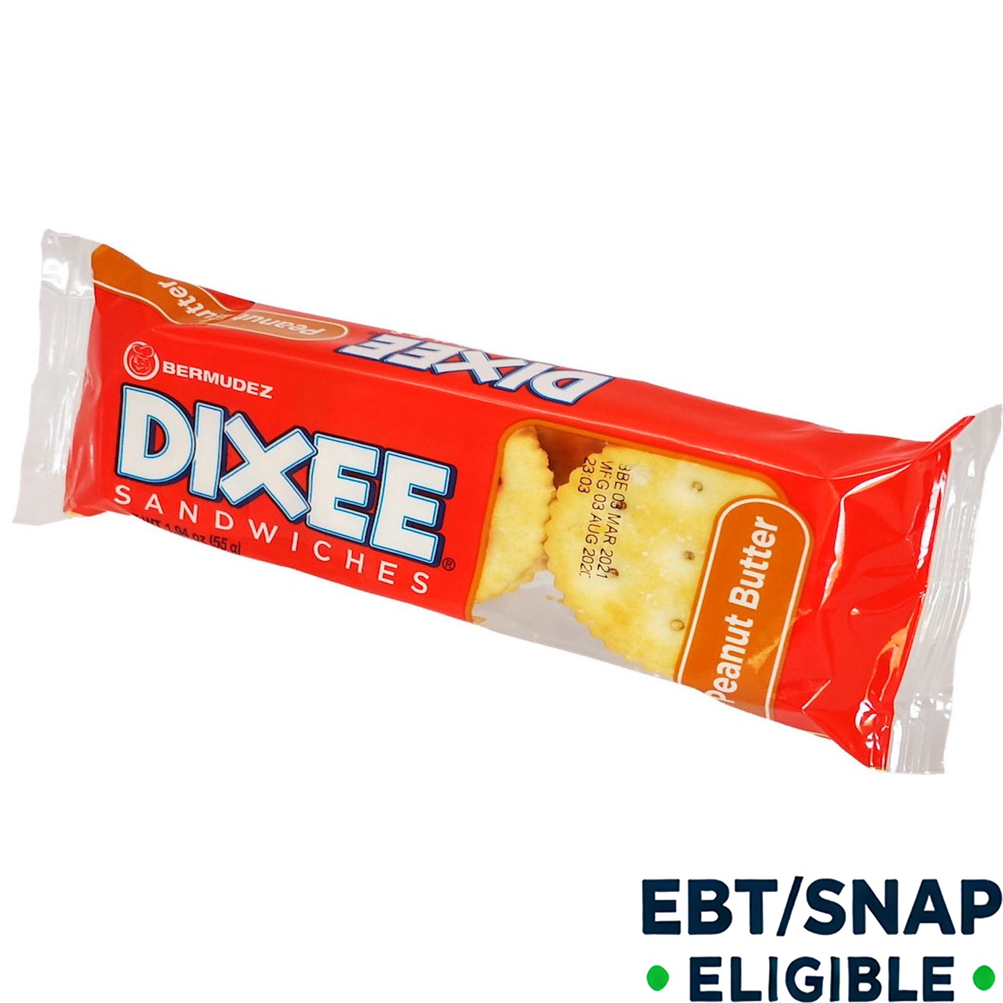 Dixee Sandwich Peanut - Pack of 6