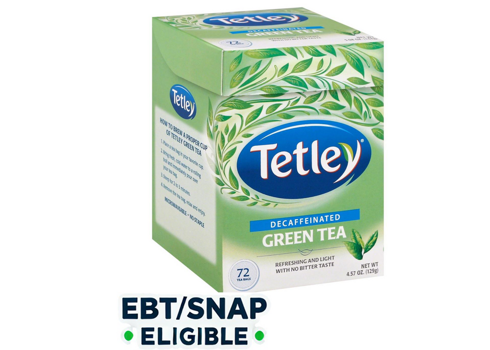 Tetley - STEAMED GREEN DECAF