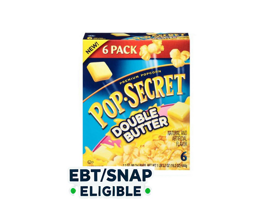 Pop Secret - POPCORN DOUBLE BUTTER 6PK