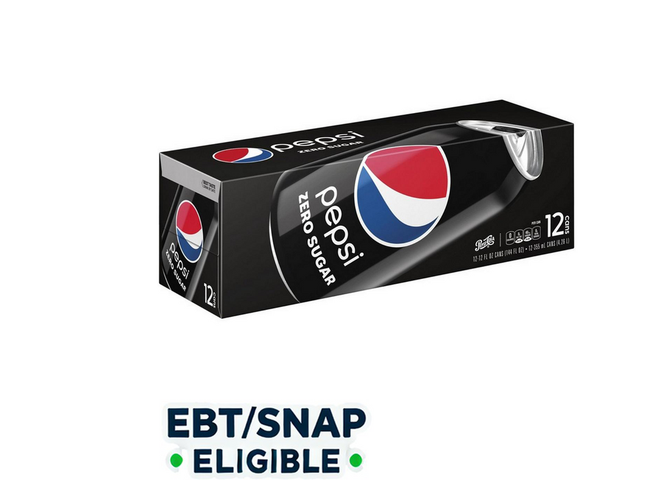 Pepsi - ZERO SUGAR SODA 12PK