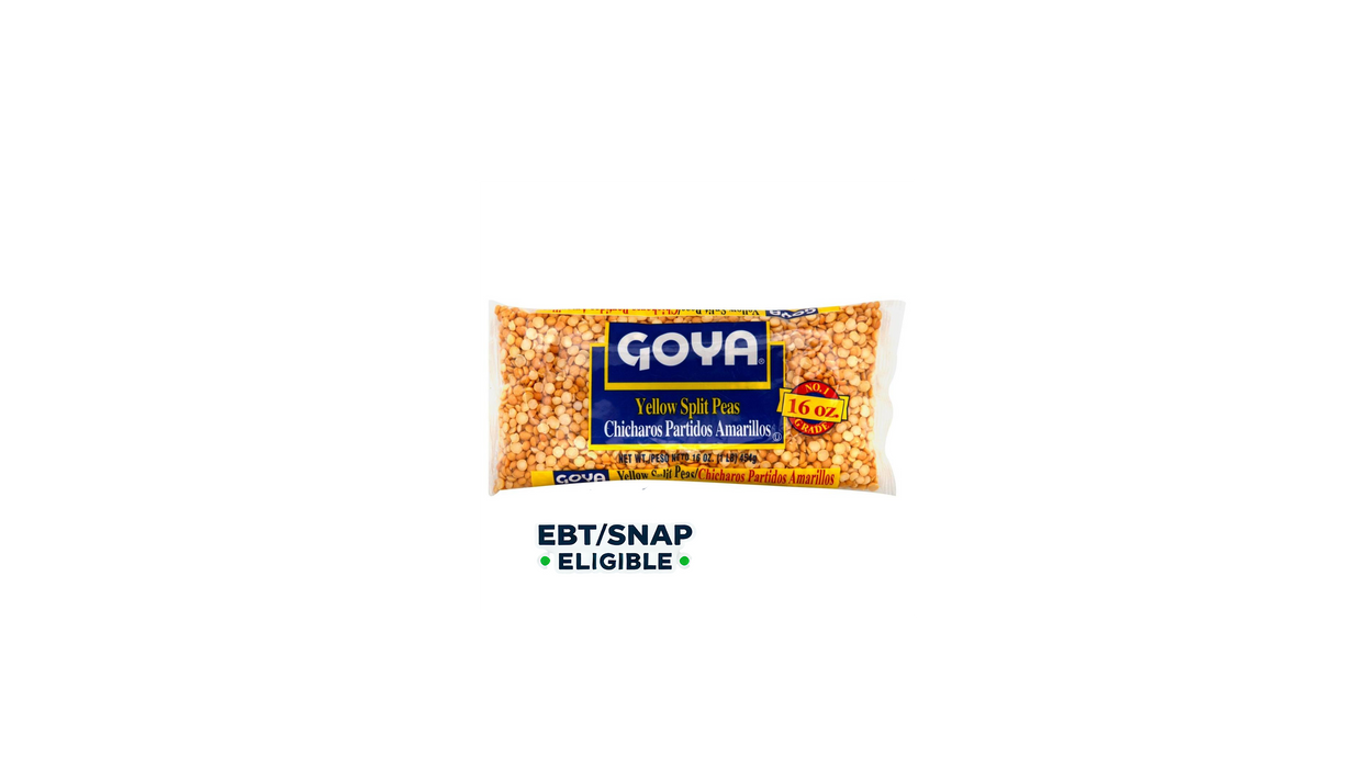 Goya Yellow Split Peas Bag 16 oz