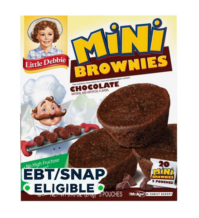 LITTLE DEBBIE - CHOCOLATE MINI BROWNIES