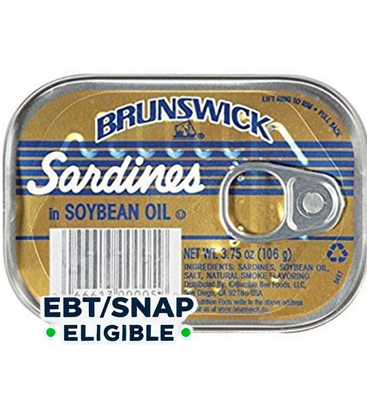 Brunswick Sardines in Soybean Oil