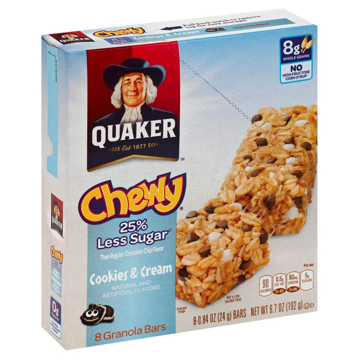 Quaker - CHEWY LOW SUGAR COOKIE CREAM