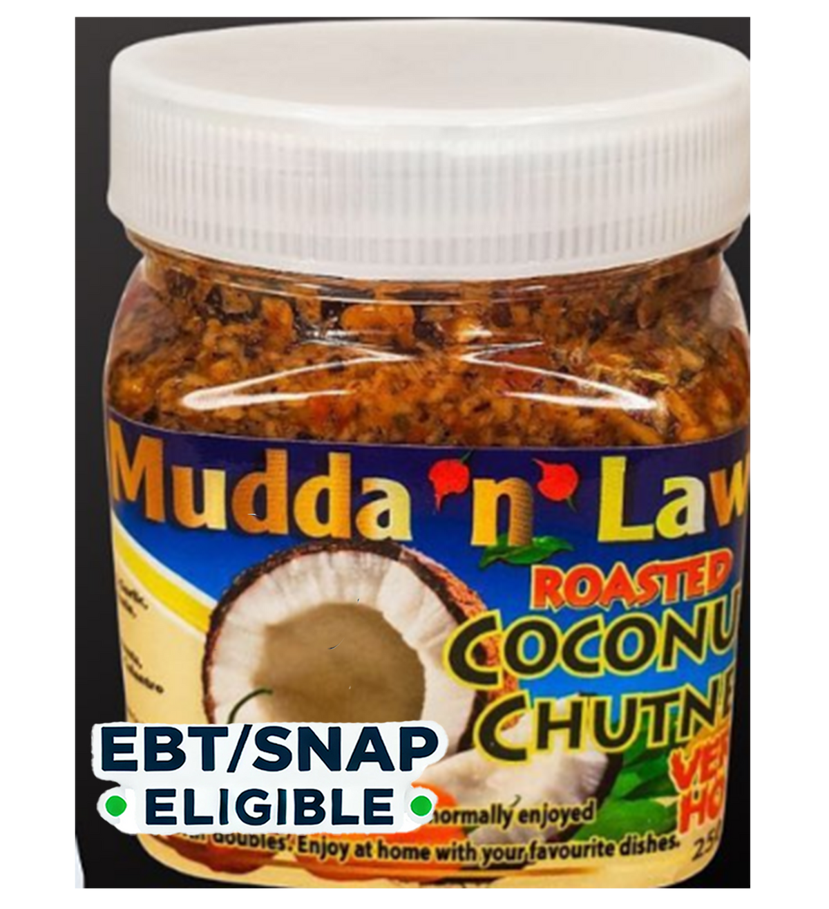 Mudda n law Roasted Coconut Chutney (250ml) - Very Hot — All From 1 ...