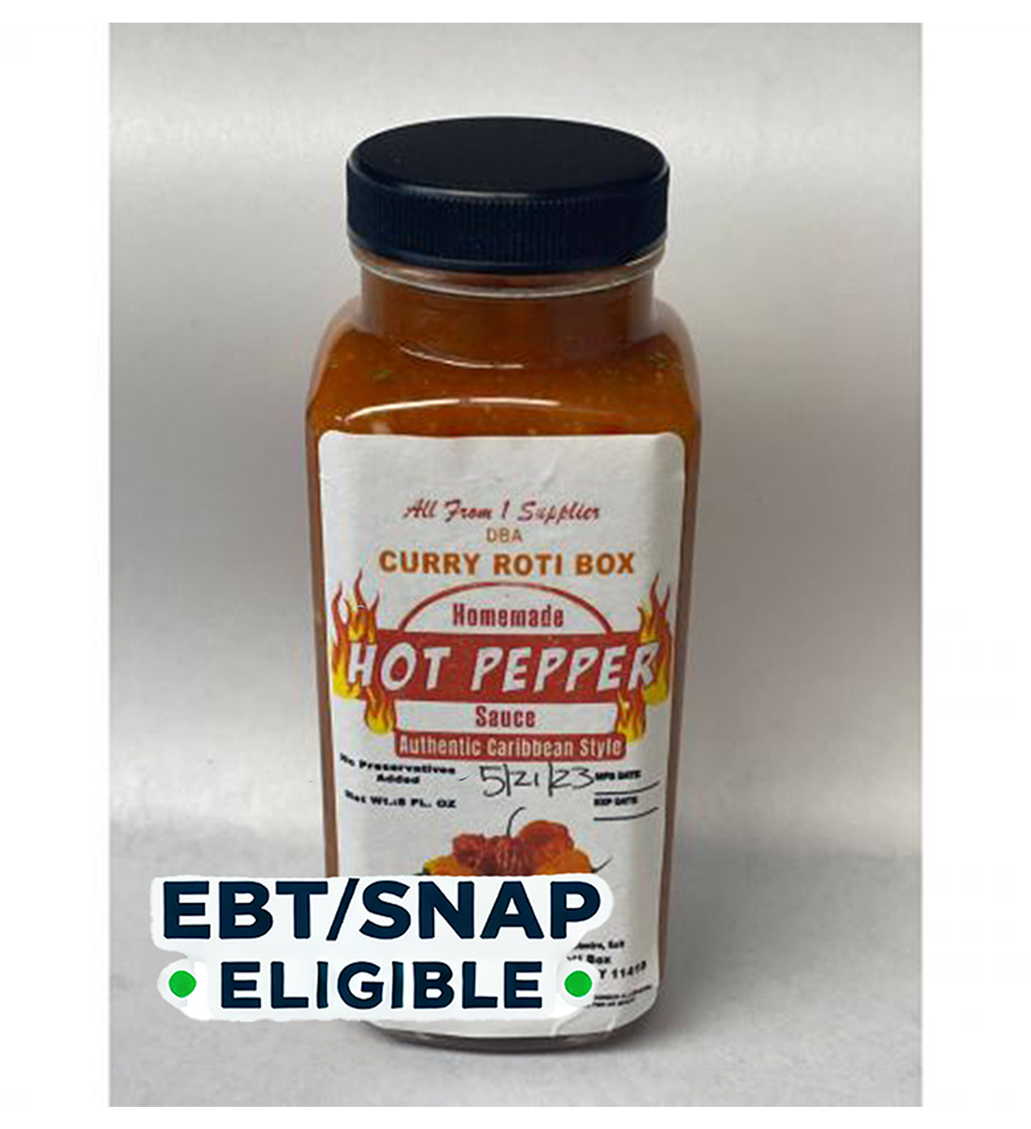 CRB Homemade Hot Pepper Sauce (8oz)