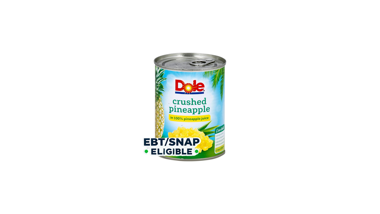 Dole - PINEAPPLE CRUSHED IN JUICE 20oz