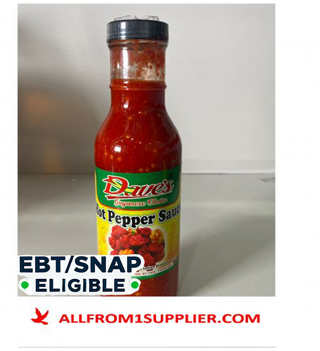 Dave Guyana Pepper Sauce 12 oz