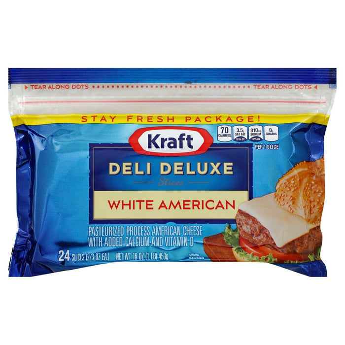 Kraft - DELI DELXUE AMERICAN WHITE