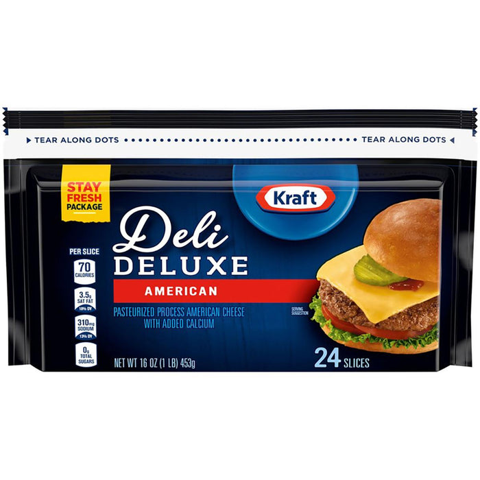 Kraft - DELUXE SINGLES YELLOW AMERICAN