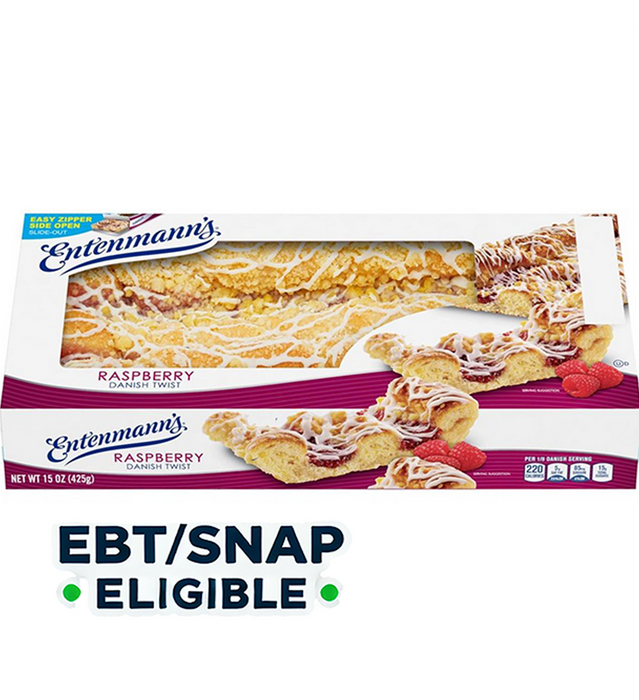 Entenmann'S - CAKE RASPBERRY DANISH TWIST