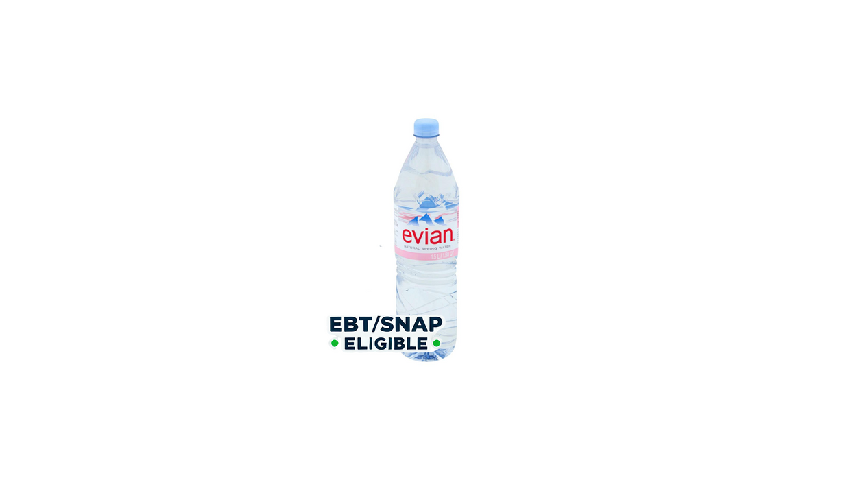 Evian - SPRING WATER 1 5 LTR