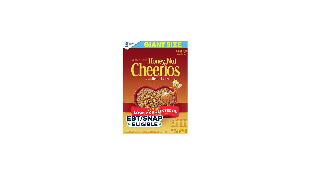 GENERAL MILLS - HONEY NUT CHEERIOS CEREAL GIANT SIZE