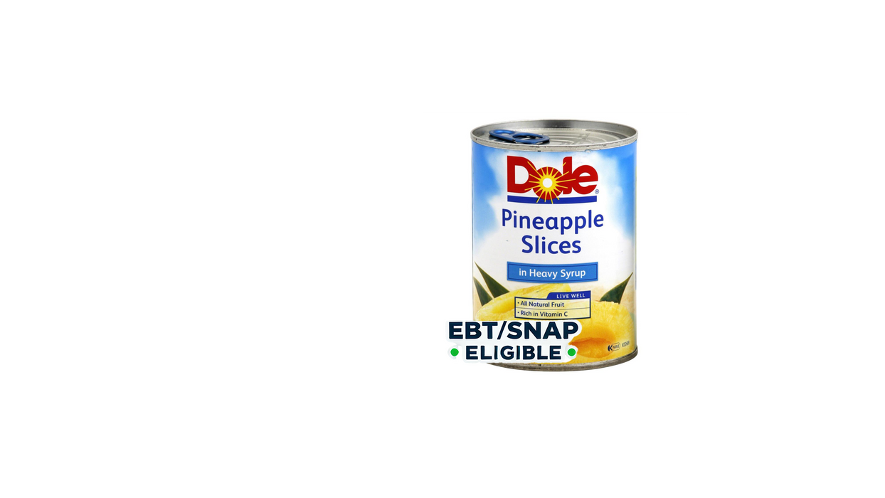 Dole - PINEAPPLE SLICED SYRUP 20oz