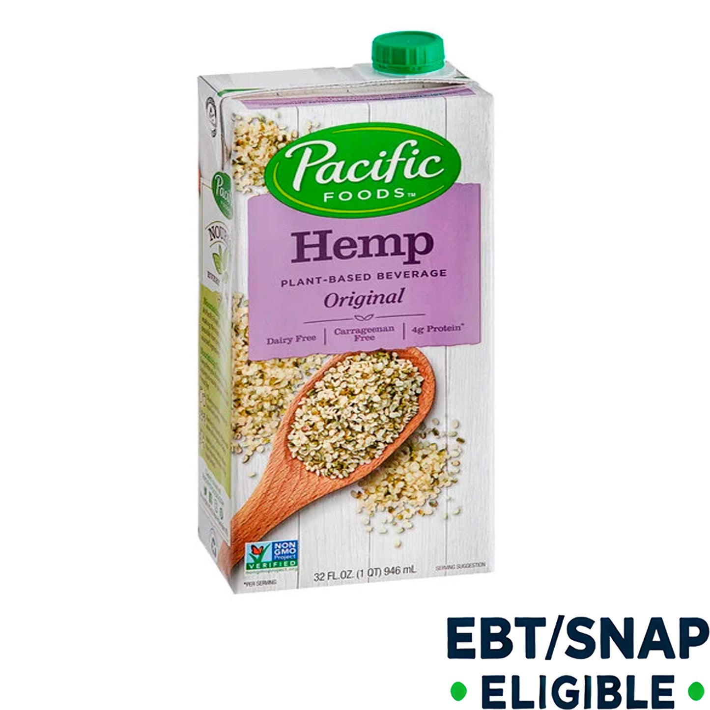 Pacific Foods Hemp Milk 32 fl. oz. - 12/Case