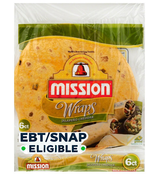 Mission - FLOUR WRAP JALAPENO CHEDDAR