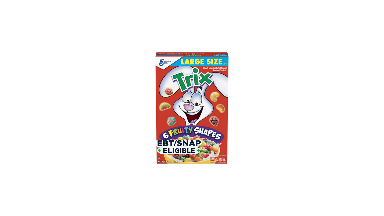 GENERAL MILLS - TRIX FRUITY CORN PUFF BREAKFAST CEREAL