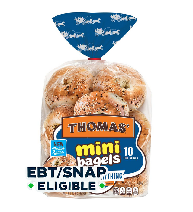 THOMAS' - EVERYTHING MINI BAGELS