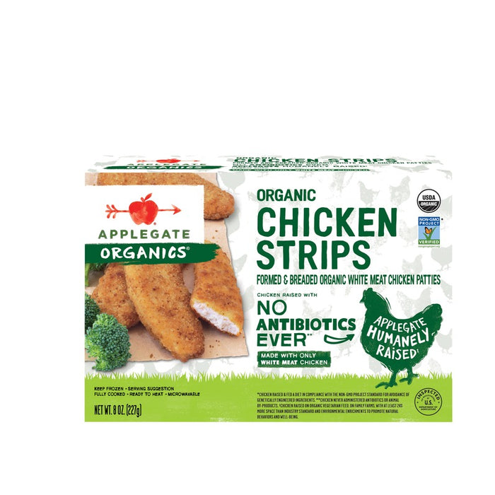 Organic Frozen Chicken Strips - Per Pack