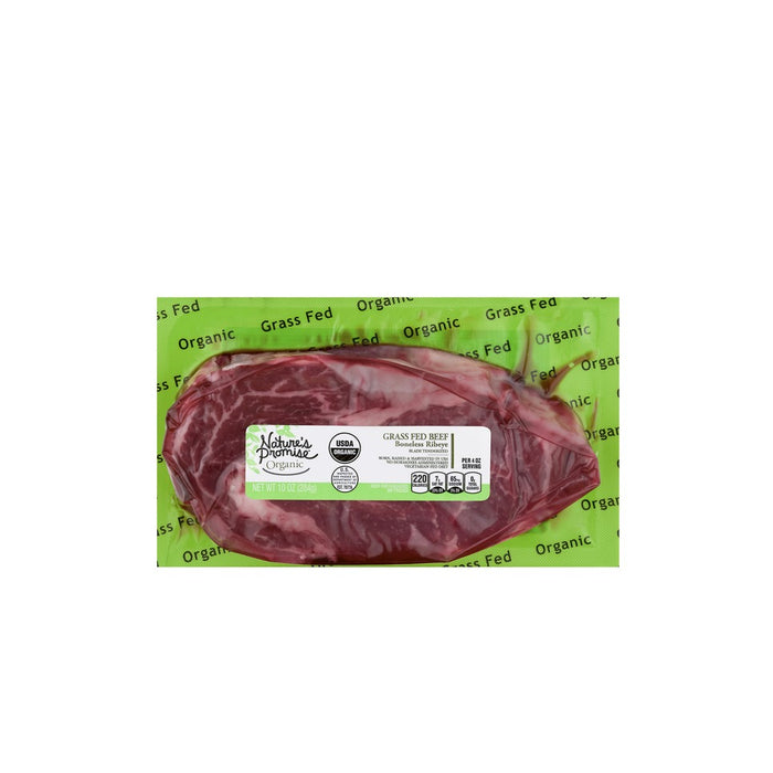 Organic Beef Rib Eye Steak Grass-fed Fresh