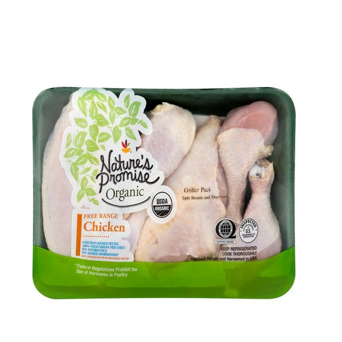 Organic Chicken Breasts & Drumsticks - Per Pack