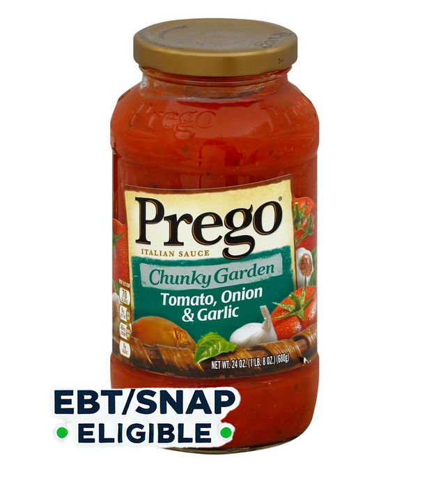 Prego Chunky Tomato Onion Sauce 24 oz