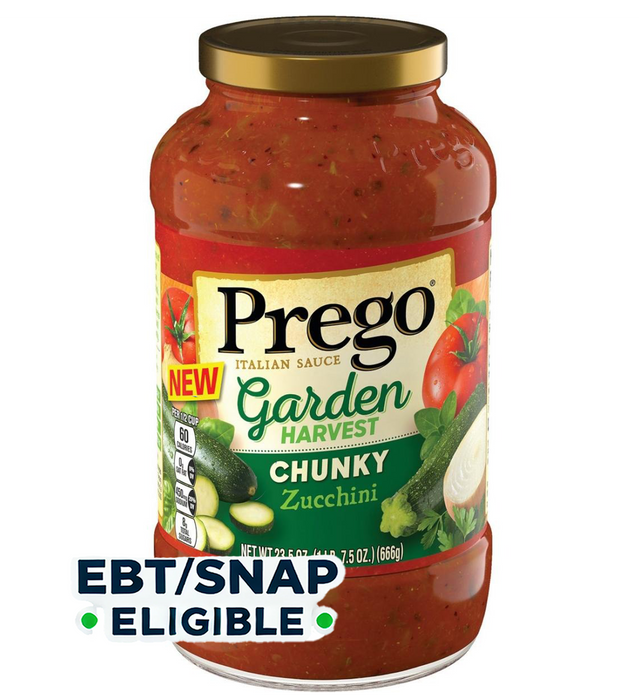 Prego Garden Harvest Chunky Zucchini Sauce 24 oz