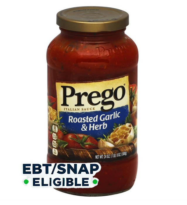 Prego Roasted Garlic Herb Sauce 24 oz