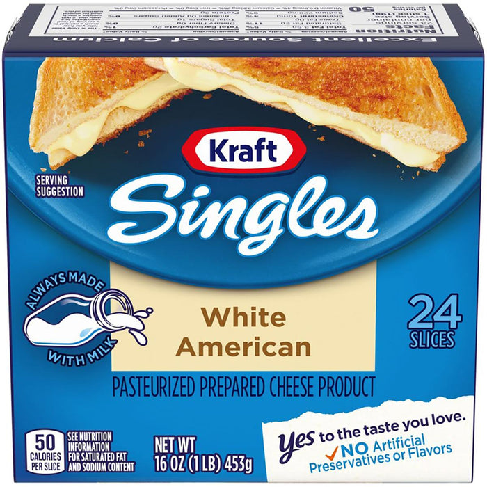 Kraft - SINGLES WHITE AMERICAN