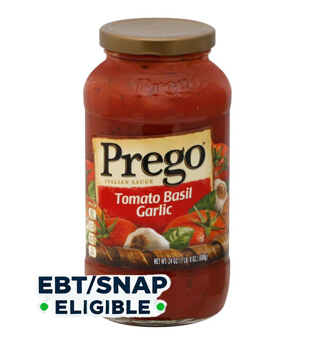 Prego Tomato Basil Garlic Sauce 24 oz