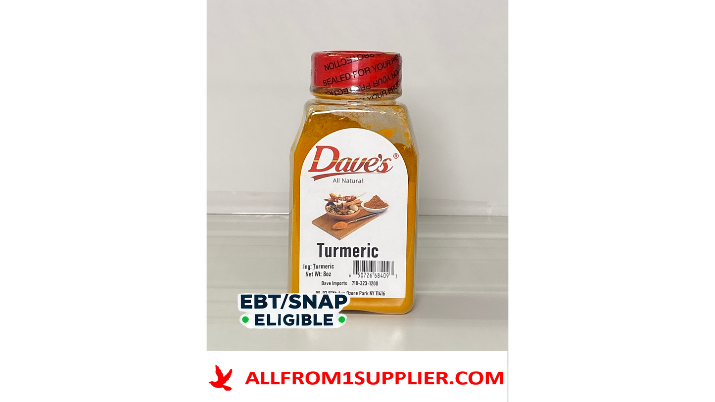 Dave's Turmeric Powder 8oz