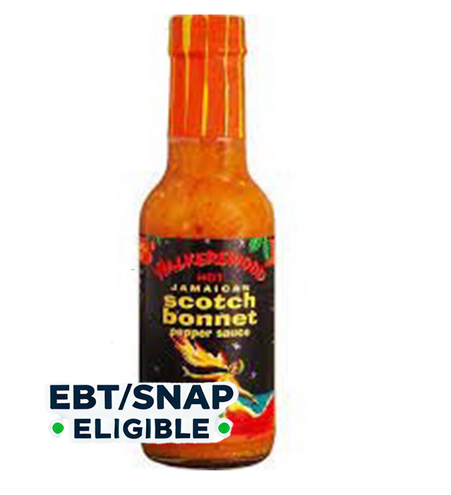 WalkersWood Hot Jamaican Scotch Bonnet Pepper Sauce 6 OZ