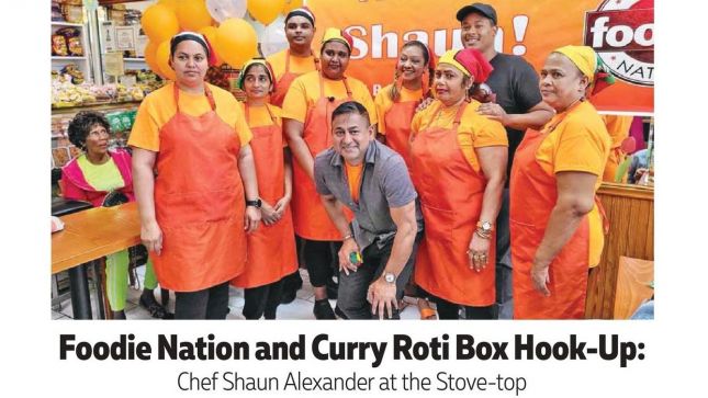 AllFrom1Supplier and Curry Roti Box Welcomes Shaun from Foodie Nation!